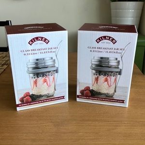Kilner Glass Breakfast Jar Set